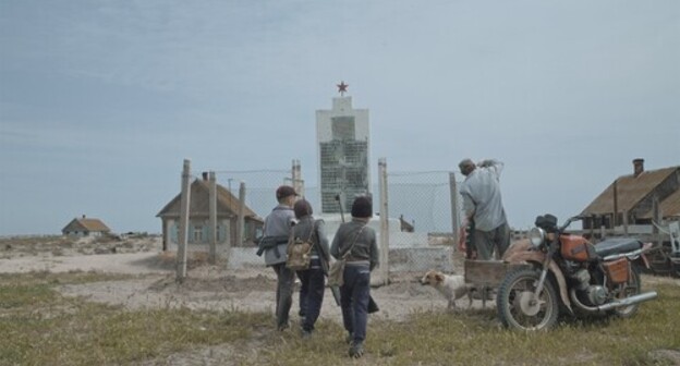 Screenshot of the film "Ostrov – Lost Island" about the Chechen Island in Makhachkala Screenshot of the film "Ostrov – Lost Island" about the Chechen Island in Makhachkala