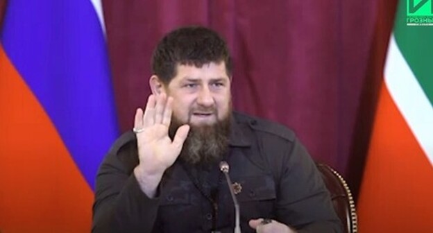 Ramzan Kadyrov. Screenshot from video posted by Grozny-Inform: http://www.youtube.com/watch?v=fYnVDSqgwDA Ramzan Kadyrov. Screenshot from video posted by Grozny-Inform: http://www.youtube.com/watch?v=fYnVDSqgwDA