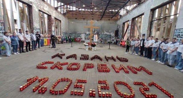 Action in Beslan in memory of those killed in Kazan, May 12, 2021. Photo by Emma Marzoeva for the Caucasian Knot Action in Beslan in memory of those killed in Kazan, May 12, 2021. Photo by Emma Marzoeva for the Caucasian Knot