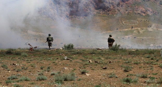 Armenian servicemen during military training, May 11, 2021. Photo courtesy of the press service of the Ministry of Defence of Armenia Armenian servicemen during military training, May 11, 2021. Photo courtesy of the press service of the Ministry of Defence of Armenia
