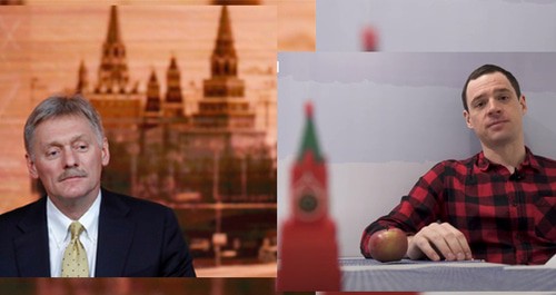 Dmitry Peskov (left) and screenshot of the BBC investigation concerning a palace located at Cape Idokopas. Collage made by the Caucasian Knot, REUTERS/Evgenia Novozhenina, BBC News – Russian Service Dmitry Peskov (left) and screenshot of the BBC investigation concerning a palace located at Cape Idokopas. Collage made by the Caucasian Knot, REUTERS/Evgenia Novozhenina, BBC News – Russian Service