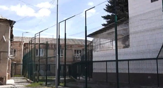 Prison in Tskhinvali. Screenshot from video 'Ruslan Kochiev' Prison in Tskhinvali. Screenshot from video 'Ruslan Kochiev'