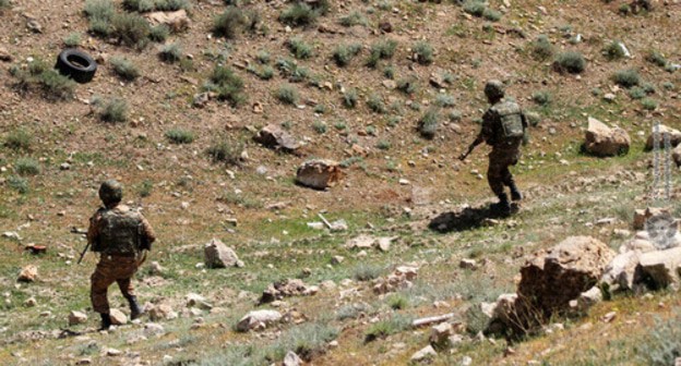 Military servicemen of the Armenian Army, May 11, 2021. Photo courtesy of the press service of the Ministry of Defence of Armenia Military servicemen of the Armenian Army, May 11, 2021. Photo courtesy of the press service of the Ministry of Defence of Armenia