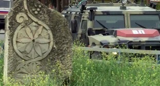 Russian military patrol. Photo: press service of the Ministry of Defence of Russia, http://mil.ru Russian military patrol. Photo: press service of the Ministry of Defence of Russia, http://mil.ru