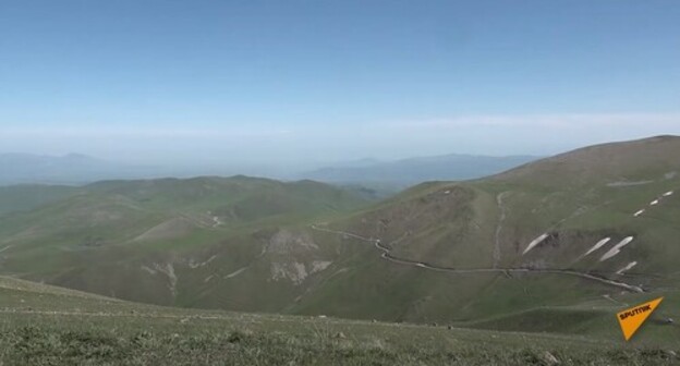 The Syunik Region of Armenia. Screenshot from video posted by Sputnik Armenia The Syunik Region of Armenia. Screenshot from video posted by Sputnik Armenia