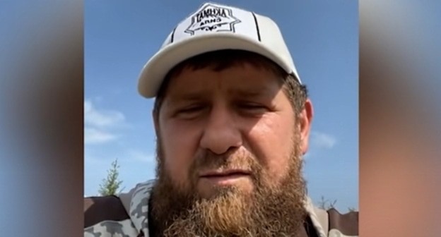 Ramzan Kadyrov. Screenshot of the video https://www.youtube.com/watch?v=XISmYr9PhQU Ramzan Kadyrov. Screenshot of the video https://www.youtube.com/watch?v=XISmYr9PhQU