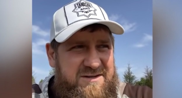 Ramzan Kadyrov. Screenshot of the video https://www.youtube.com/watch?v=XISmYr9PhQU Ramzan Kadyrov. Screenshot of the video https://www.youtube.com/watch?v=XISmYr9PhQU