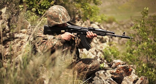 Armenian soldier. Photo: press service of the Ministry of Defence of Armenia