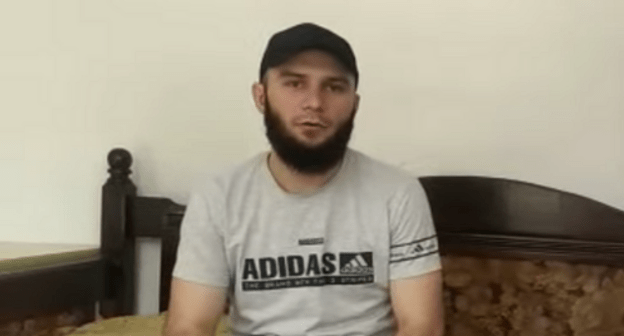 Akraman Tataev. Screenshot of his video appeal posted on the "ORSTHO 777" YouTube channel Akraman Tataev. Screenshot of his video appeal posted on the "ORSTHO 777" YouTube channel