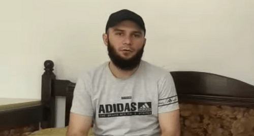 Akraman Tataev. Screenshot of his video appeal posted on the "ORSTHO 777" YouTube channel Akraman Tataev. Screenshot of his video appeal posted on the "ORSTHO 777" YouTube channel
