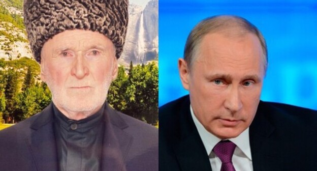Sirazhudin Pogorov (photo is provided to the Caucasian Knot by the Pogorovs family) and Vladimir Putin (photo courtesy of the press service of the President's Administration, http://putin.kremlin.ru). Collage made by the Caucasian Knot Sirazhudin Pogorov (photo is provided to the Caucasian Knot by the Pogorovs family) and Vladimir Putin (photo courtesy of the press service of the President's Administration, http://putin.kremlin.ru). Collage made by the Caucasian Knot