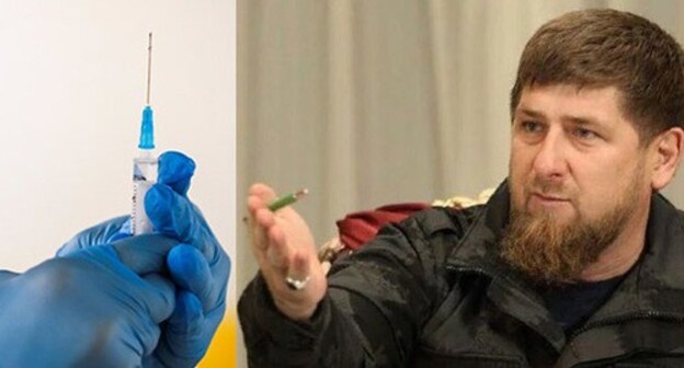 Ramzan Kadyrov. Collage by the "Caucasian Knot". Photos: REUTERS/Shamil Zhumatov; photo from Ramzan Kadyrov's account on the VKontakte, vk.com/ramzan Ramzan Kadyrov. Collage by the "Caucasian Knot". Photos: REUTERS/Shamil Zhumatov; photo from Ramzan Kadyrov's account on the VKontakte, vk.com/ramzan