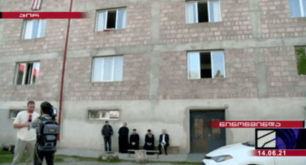 The boarding school for orphans in Ninotsminda. Screenshot of the report by the "Rustavi 2" TV channel The boarding school for orphans in Ninotsminda. Screenshot of the report by the "Rustavi 2" TV channel