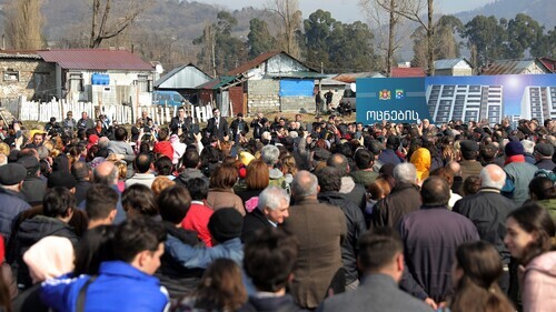 Internally displaced persons in Batumi, March 2021. Photo: press service of the Georgian government Internally displaced persons in Batumi, March 2021. Photo: press service of the Georgian government