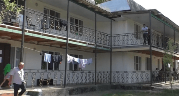 "Ogonyok" camp. Screenshot from the video posted by the Caucasian Knot "Ogonyok" camp. Screenshot from the video posted by the Caucasian Knot