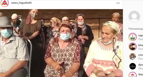 Refugees from Chechnya complained to the Russian President about the unresolved housing problem in Ingushetia. Screenshot of a video appeal https://www.instagram.com/p/CQrHb33sMbhiJ0QoS6uhdd4bR2IVlZPA-HZIm40/ Refugees from Chechnya complained to the Russian President about the unresolved housing problem in Ingushetia. Screenshot of a video appeal https://www.instagram.com/p/CQrHb33sMbhiJ0QoS6uhdd4bR2IVlZPA-HZIm40/