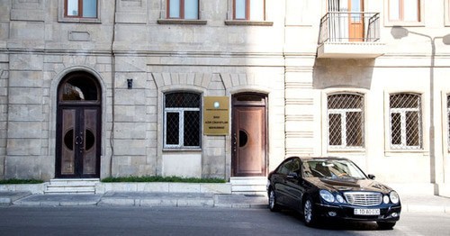 The Baku Court of Grave Crimes. Photo: http://report.az/ru/proisshestviya/v-sude-byli-doprosheny-nauchny-sotrudnik-nana-i-plemyannik-isfandiyara-ahundova/ The Baku Court of Grave Crimes. Photo: http://report.az/ru/proisshestviya/v-sude-byli-doprosheny-nauchny-sotrudnik-nana-i-plemyannik-isfandiyara-ahundova/