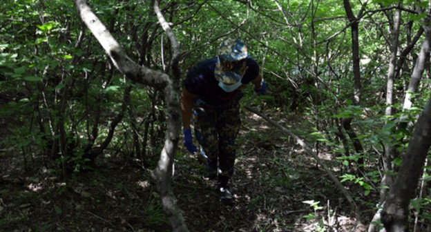 Search activities in the areas of combat actions in Nagorno-Karabakh. Photo: press service of the Emergency Service of Nagorno-Karabakh Search activities in the areas of combat actions in Nagorno-Karabakh. Photo: press service of the Emergency Service of Nagorno-Karabakh