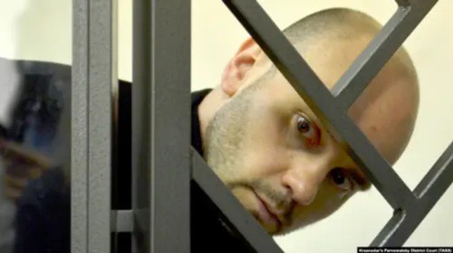Andrei Pivovarov in the court. Photo: press service of the Pervomaisky Court of Krasnodar Andrei Pivovarov in the court. Photo: press service of the Pervomaisky Court of Krasnodar