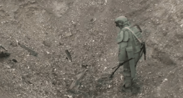 Demining works in Nagorno-Karabakh. Photo by the press service of the Russian Ministry of Defence https://mil.ru/russian_peacekeeping_forces/news/more.htm?id=12360907@egNews Demining works in Nagorno-Karabakh. Photo by the press service of the Russian Ministry of Defence https://mil.ru/russian_peacekeeping_forces/news/more.htm?id=12360907@egNews