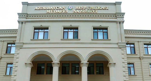 The building of the Azeri Ministry of Defence (MoD). Photo by the press service of the Azeri MoD The building of the Azeri Ministry of Defence (MoD). Photo by the press service of the Azeri MoD