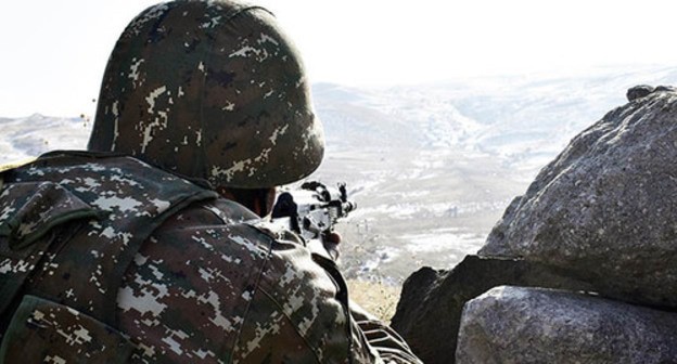 An Armenian soldier. Photo from the official website of the Ministry of Defence (MoD) of Armenia https://mil.am/hy/news/9641 An Armenian soldier. Photo from the official website of the Ministry of Defence (MoD) of Armenia https://mil.am/hy/news/9641