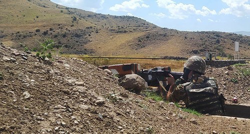 An Armenian soldier. Photo from the official website of the Ministry of Defence of Armenia https://mil.am/hy/news/9635 An Armenian soldier. Photo from the official website of the Ministry of Defence of Armenia https://mil.am/hy/news/9635