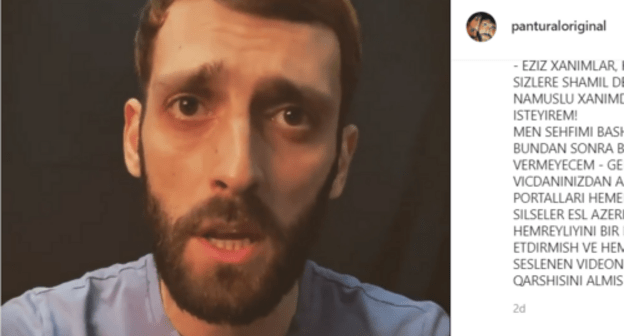 Screenshot of the apology video by the blogger Pantural https://www.instagram.com/p/CRO5BGVH9MO/ Screenshot of the apology video by the blogger Pantural https://www.instagram.com/p/CRO5BGVH9MO/