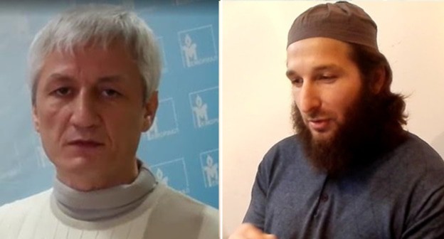 Rights defender Djambulat Gasanov and journalist Idris Yusupov. Photo: HRC 'Memorial' (the organization is included by the Russian Ministry of Justice in the “Register of non-profit organizations performing the functions of a foreign agent”); screenshot of a video posted by Zair Rabadanov, http://www.youtube.com/watch?v=tw6kCYylx2Q Rights defender Djambulat Gasanov and journalist Idris Yusupov. Photo: HRC 'Memorial' (the organization is included by the Russian Ministry of Justice in the “Register of non-profit organizations performing the functions of a foreign agent”); screenshot of a video posted by Zair Rabadanov, http://www.youtube.com/watch?v=tw6kCYylx2Q