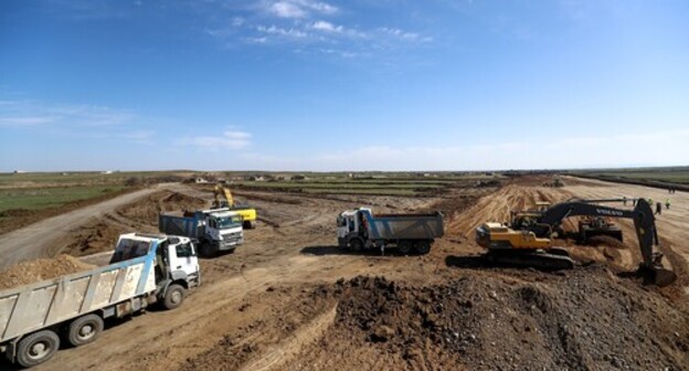 Construction works in Nagorno-Karabakh. Photo by Aziz Karimov for the Caucasian Knot Construction works in Nagorno-Karabakh. Photo by Aziz Karimov for the Caucasian Knot
