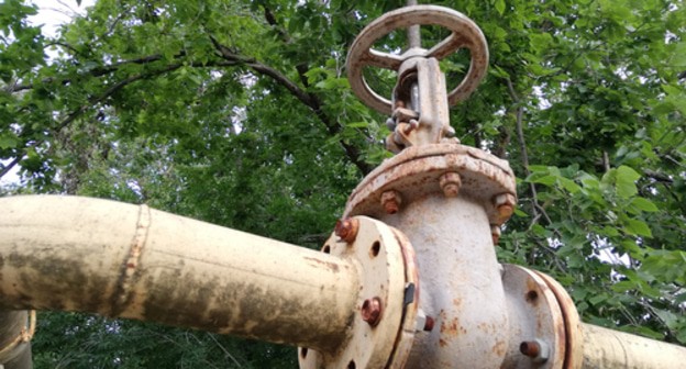 Gas distribution tap. Photo by Nina Tumanova for the Caucasian Knot Gas distribution tap. Photo by Nina Tumanova for the Caucasian Knot