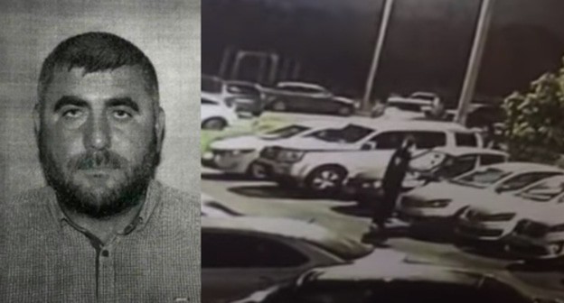 A suspect in the murder of police officer Ruslan Abovyan at the crime scene. Photo by the press service of the Investigative Committee of the Russian Federation. Screenshot of the video by the "Bloknot-Stavropol" https://www.youtube.com/watch?v=uFtmzn5ohzs&t=1s A suspect in the murder of police officer Ruslan Abovyan at the crime scene. Photo by the press service of the Investigative Committee of the Russian Federation. Screenshot of the video by the "Bloknot-Stavropol" https://www.youtube.com/watch?v=uFtmzn5ohzs&t=1s