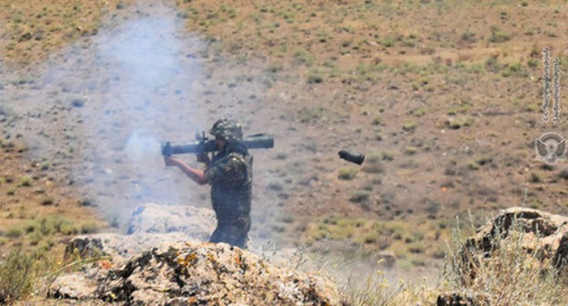 An Armenian soldier. Photo by the press service of the Armenian Ministry of Defence An Armenian soldier. Photo by the press service of the Armenian Ministry of Defence