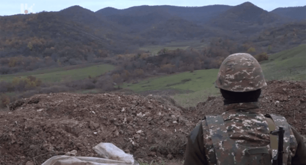 The positions of the Armenian military. Photo: Artsakh Publiс TV The positions of the Armenian military. Photo: Artsakh Publiс TV