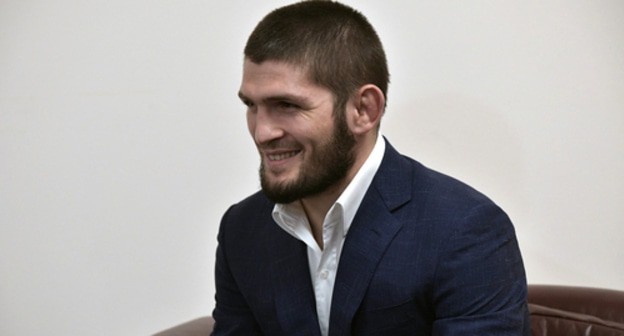 Khabib Nurmagomedov. Photo by the Office of the President of Russia Phttps://commons.wikimedia.org/wiki/Category:Khabib_Nurmagomedov Khabib Nurmagomedov. Photo by the Office of the President of Russia Phttps://commons.wikimedia.org/wiki/Category:Khabib_Nurmagomedov