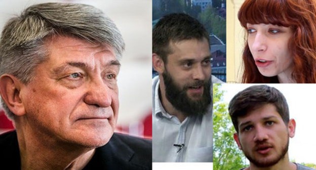 Alexander Sokurov, Vladimir Bitokov, Kantemir Balagov, and Kira Kovalenko (from left to right). Collage by the "Caucasian Knot". Photos: Tasnim News Agency https://ru.wikipedia.org, screenshot of the video https://www.youtube.com/watch?v=sh2Qg2v3L0c, screenshot of the video by the user Архыз24 https://www.youtube.com/watch?v=4kDnw2anRUA Alexander Sokurov, Vladimir Bitokov, Kantemir Balagov, and Kira Kovalenko (from left to right). Collage by the "Caucasian Knot". Photos: Tasnim News Agency https://ru.wikipedia.org, screenshot of the video https://www.youtube.com/watch?v=sh2Qg2v3L0c, screenshot of the video by the user Архыз24 https://www.youtube.com/watch?v=4kDnw2anRUA