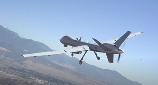 The Turkish-made Bayraktar TB2 drone in air. Screenshot of the video by Loyal Technique https://www.youtube.com/watch?v=svc5R-XT6-E&t=345s The Turkish-made Bayraktar TB2 drone in air. Screenshot of the video by Loyal Technique https://www.youtube.com/watch?v=svc5R-XT6-E&t=345s