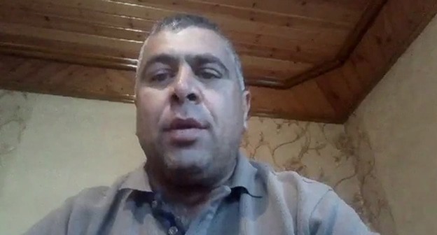 Alizamin Salaev. Screenshot: http://www.facebook/elzamin.salayev/videos/158496345182695 Alizamin Salaev. Screenshot: http://www.facebook/elzamin.salayev/videos/158496345182695