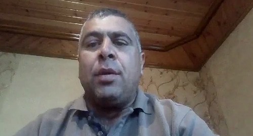 Alizamin Salaev. Screenshot: http://www.facebook/elzamin.salayev/videos/158496345182695 Alizamin Salaev. Screenshot: http://www.facebook/elzamin.salayev/videos/158496345182695