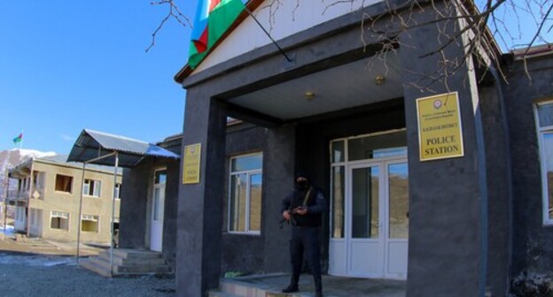 Azerbaijani police department in Nagorno-Karabakh. Photo by Aziz Karimov for the Caucasian Knot Azerbaijani police department in Nagorno-Karabakh. Photo by Aziz Karimov for the Caucasian Knot