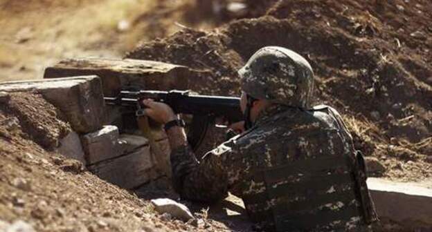 An Armenian soldier. Photo by the press service of the Armenian Ministry of Defence An Armenian soldier. Photo by the press service of the Armenian Ministry of Defence