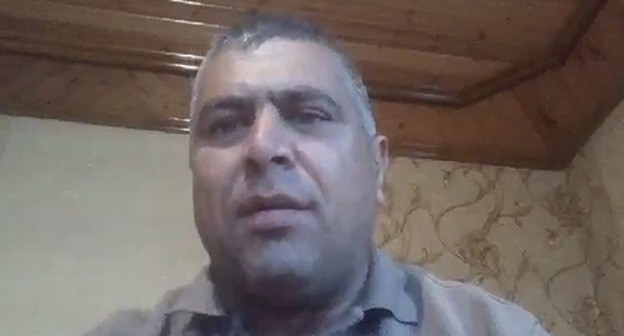 Alizamin Salaev. Screenshot of the video https://www.facebook.com/elzamin.salayev/videos/158496345182695/ Alizamin Salaev. Screenshot of the video https://www.facebook.com/elzamin.salayev/videos/158496345182695/