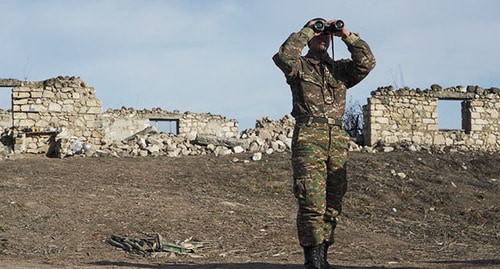 On the contact line in Nagorno-Karabakh. Photo: REUTERS/Artem Mikryukov On the contact line in Nagorno-Karabakh. Photo: REUTERS/Artem Mikryukov