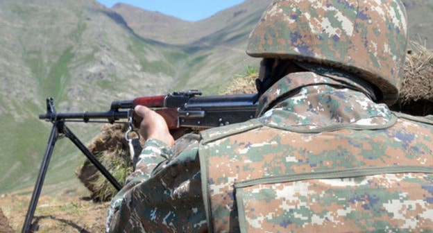 An Armenian soldier. Photo by the press service of the Armenian Ministry of Defence An Armenian soldier. Photo by the press service of the Armenian Ministry of Defence