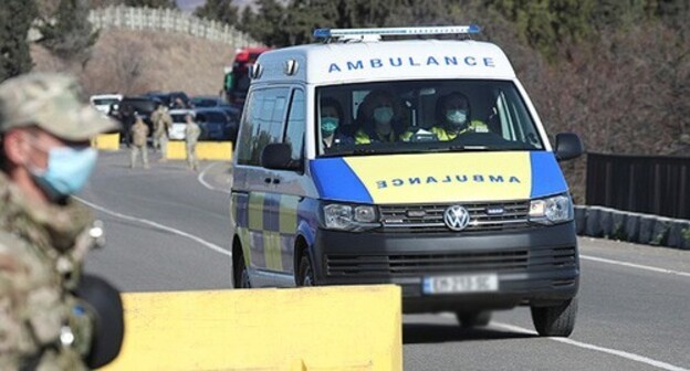 An ambulance. Photo: REUTERS/Irakli Gedenidze An ambulance. Photo: REUTERS/Irakli Gedenidze