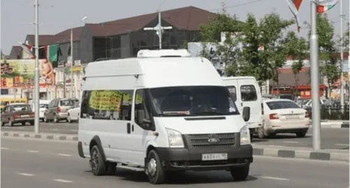 A minivan in Chechnya. Photo: Ministry of Transport for Chechnya, http://www.instagram.com/p/CATEWUbBR3K/ A minivan in Chechnya. Photo: Ministry of Transport for Chechnya, http://www.instagram.com/p/CATEWUbBR3K/
