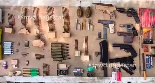 Ammunition. Photo: press service of the Ministry of Interior for Dagestan, http://05.мвд.рф Ammunition. Photo: press service of the Ministry of Interior for Dagestan, http://05.мвд.рф