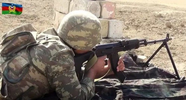 Serviceman of the Azerbaijani Army. Photo press service of the Ministry of Defence of Azerbaijan, htttp://www.youtube.com/watch?v=2xhgusqFBYQ Serviceman of the Azerbaijani Army. Photo press service of the Ministry of Defence of Azerbaijan, htttp://www.youtube.com/watch?v=2xhgusqFBYQ