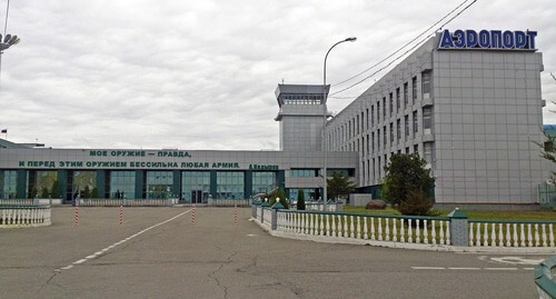The Grozny International Airport. Photo: autocifero https://ru.wikipedia.org/wiki/Грозный_(аэропорт)#/media/Файл:Аэропорт_Грозный.jpg The Grozny International Airport. Photo: autocifero https://ru.wikipedia.org/wiki/Грозный_(аэропорт)#/media/Файл:Аэропорт_Грозный.jpg