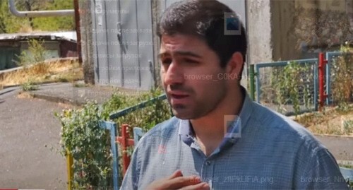 A resident of a multi-storey building in Yerevan. Screenshot of the video https://www.youtube.com/watch?v=_9Fq__7J8Cg A resident of a multi-storey building in Yerevan. Screenshot of the video https://www.youtube.com/watch?v=_9Fq__7J8Cg